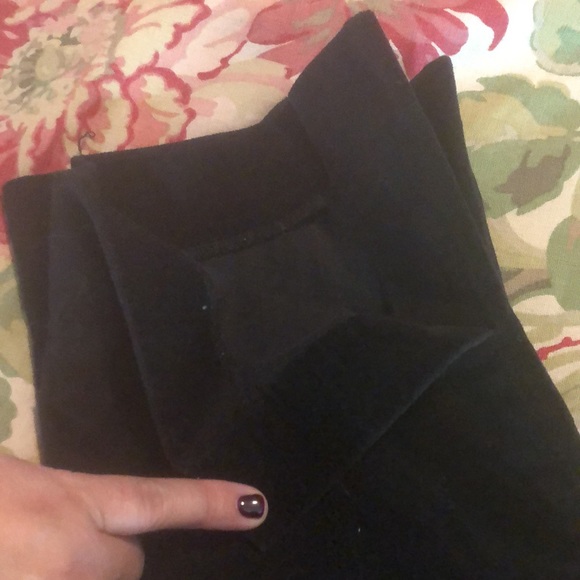 TALBOTS Size 14 P HERITAGE Stretch Velvet FlatFront 
NO Pocket Side-Zip Slimming - Picture 12 of 13